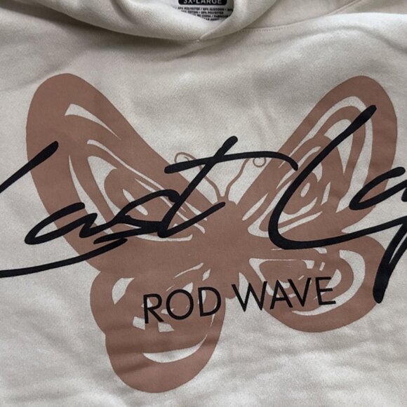 Rod Wave Last Lap Tour Album Hoodie US SZ Medium - Picture 3 of 3